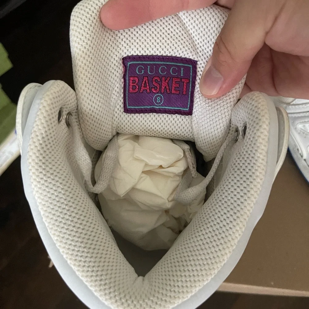 Gucci basket sneakers brand new